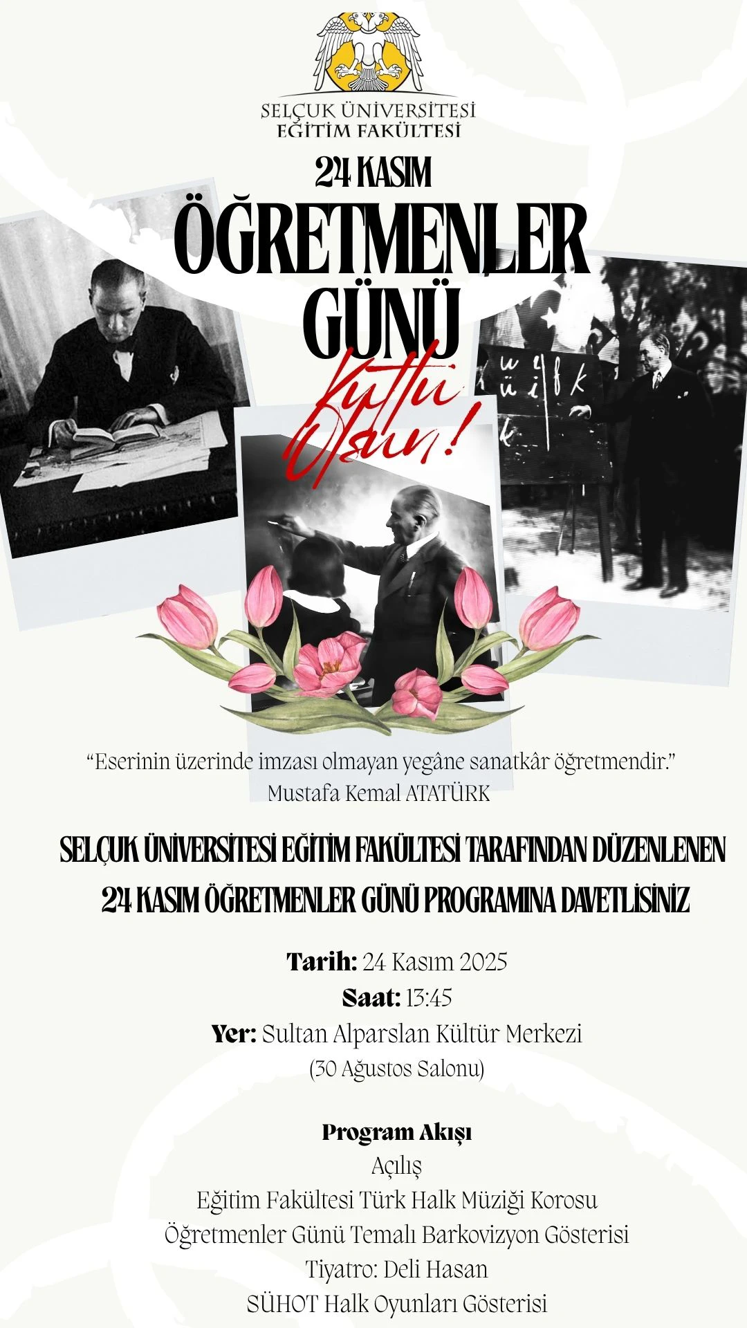 24 Kasım Öğretmenler Günü